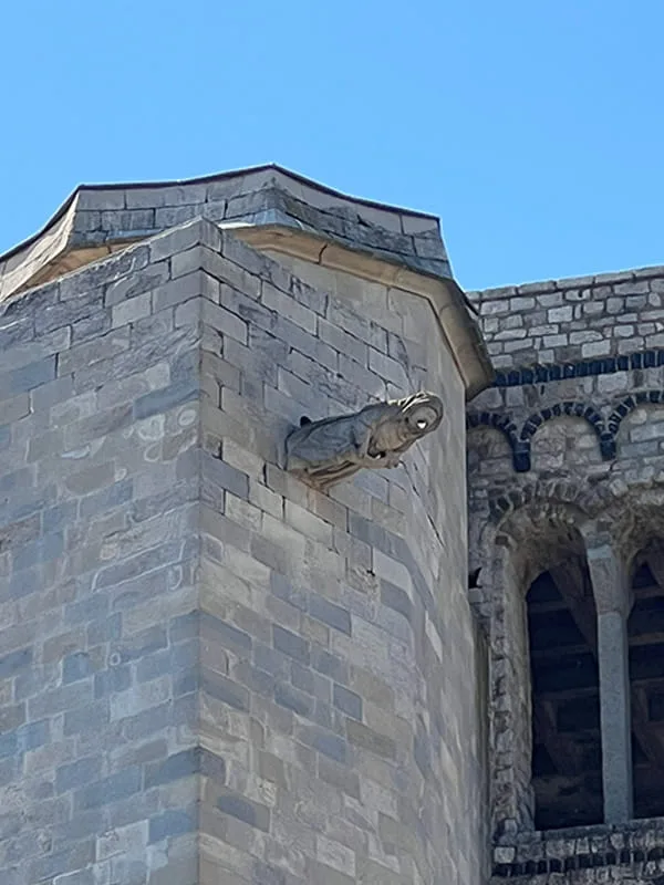 Gárgula da Bruxa de Girona na Catedral da cidade.