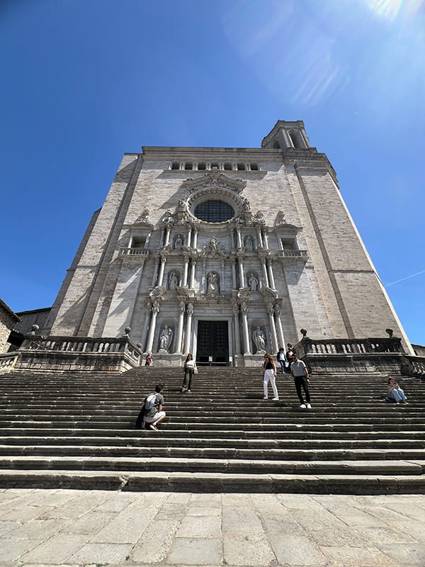 Catedral de Girona na região da Catalunha
