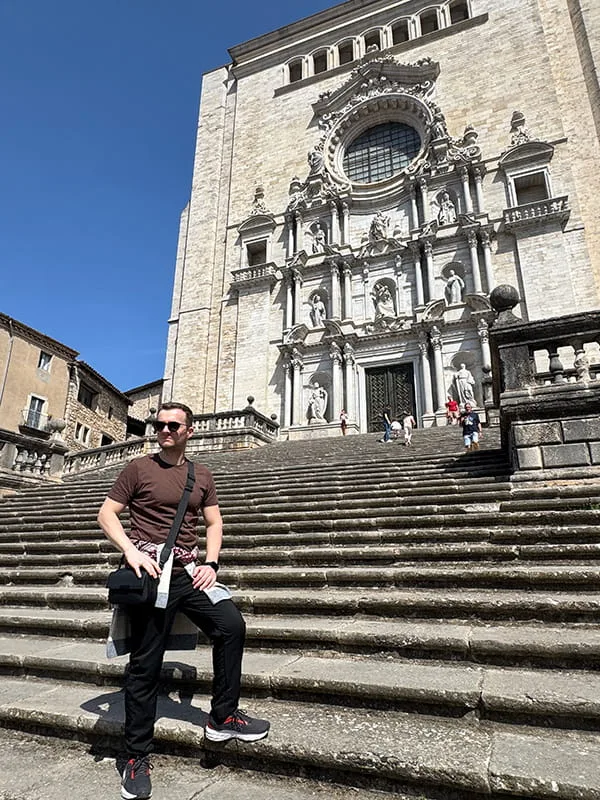 Guilherme Biotto na Catedral de Girona
